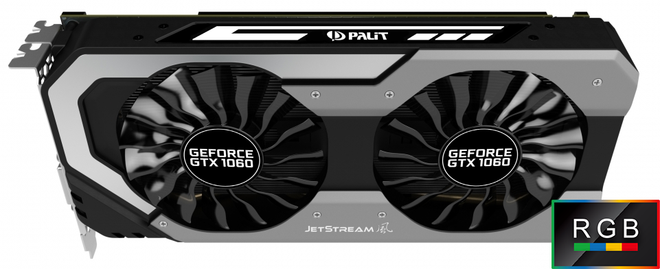 Palit GeForce® GTX 1060 JetStream 6GB GDDR5 | Novatech