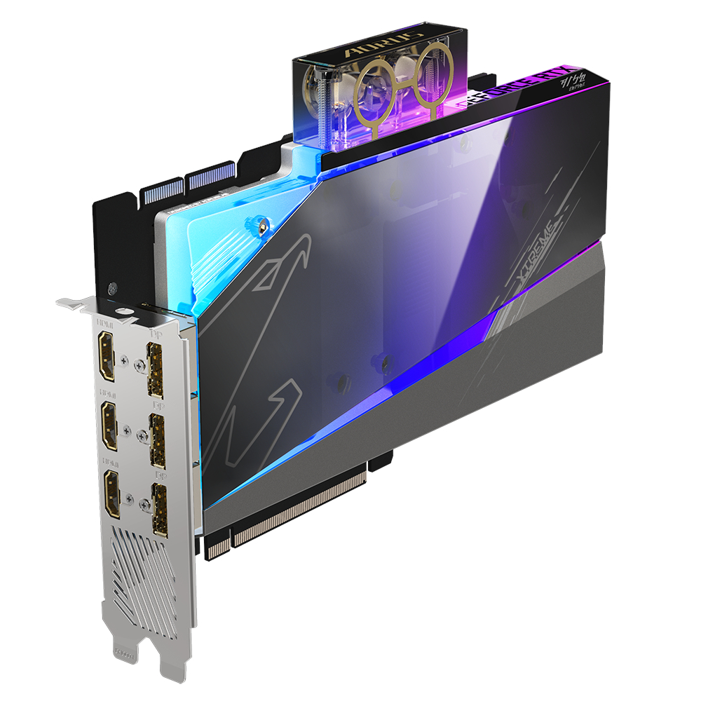 GIGABYTE NVIDIA GeForce RTX 3090 AORUS XTREME WATERFORCE WB 24GB GDDR6X