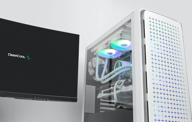 DeepCool CK560 White ARGB Tempered Glass Tower Chassis - R-CK560-WHAAE4 ...