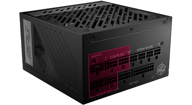 MSI MPG A850G PCIE5 850W 80 PLUS Gold Fully Modular ATX