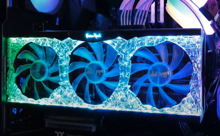 PALiT NVIDIA GeForce RTX 3080 Ti GameRock OC 12GB GDDR6X Graphics Card ...
