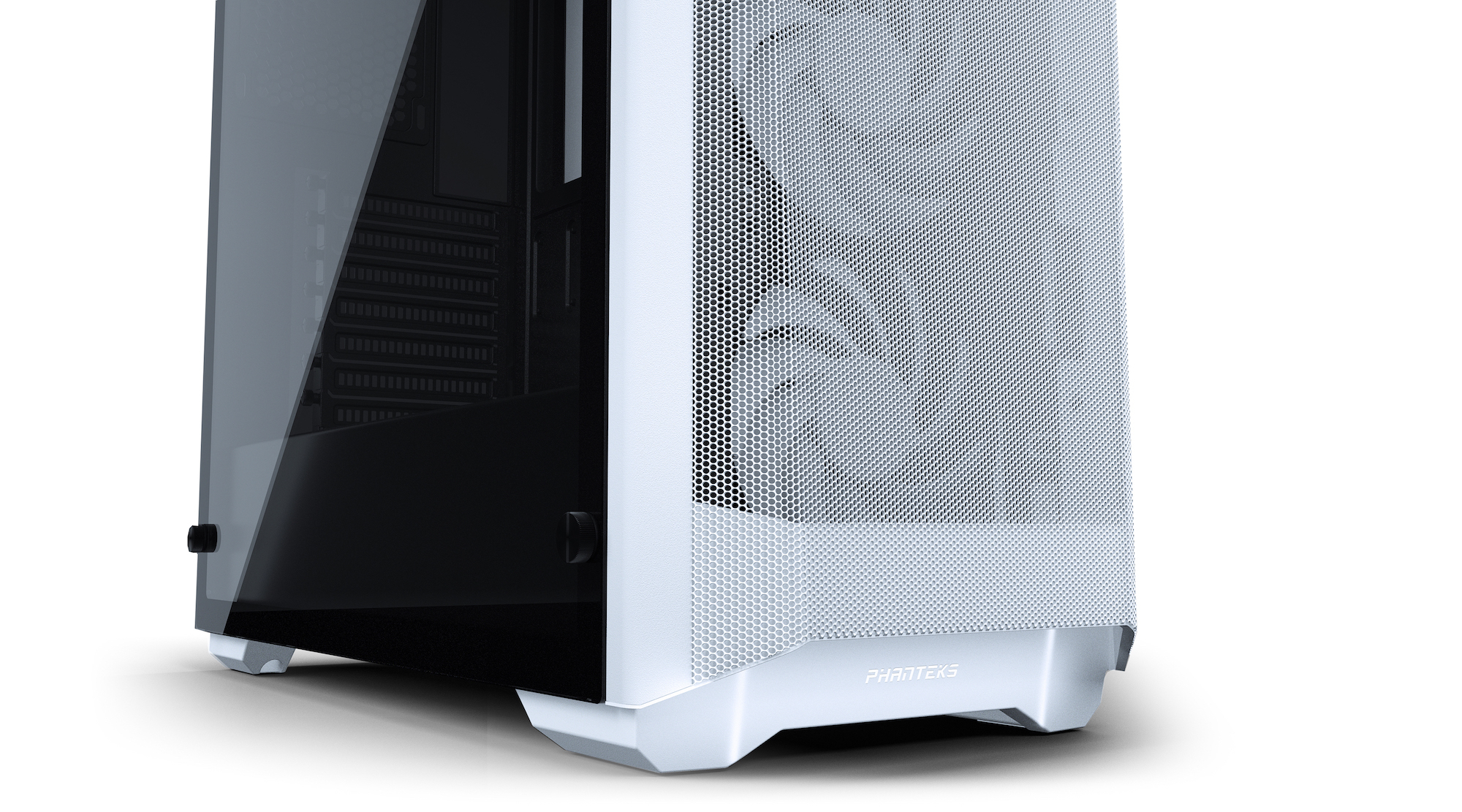 Phanteks Eclipse P400 Air White Tempered Glass D-RGB Gaming Case - Mid ...