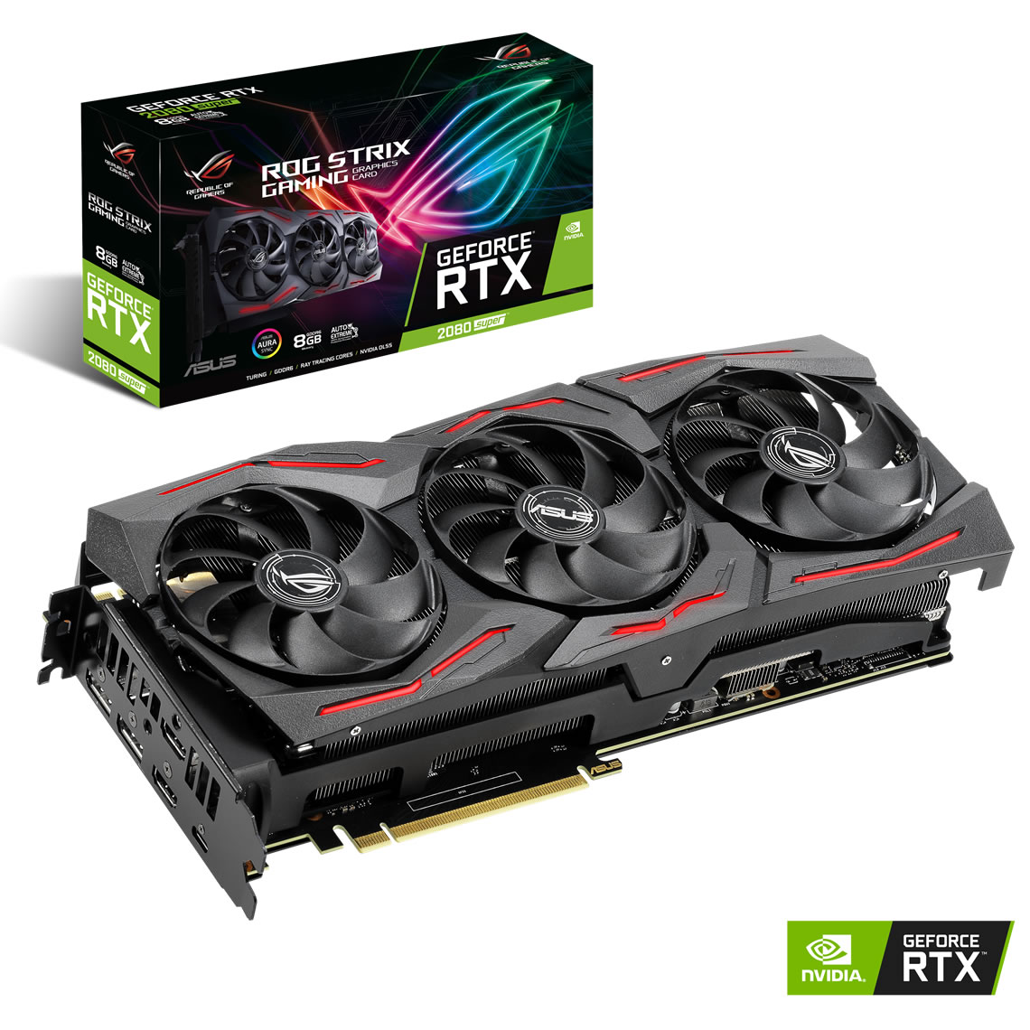 Asus Rog Strix Geforce Rtx 2080 Super 8gb Gaming Graphics Card