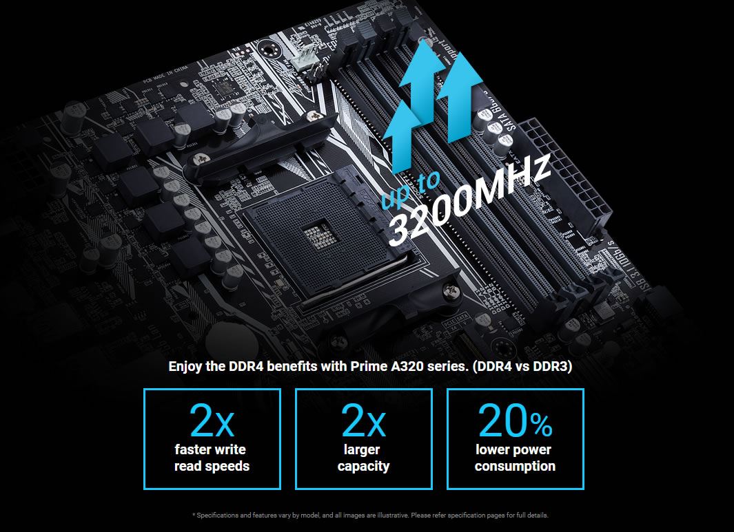Asus PRIME A320M-K AMD AM4 A320 Micro-ATX Motherboard | Novatech