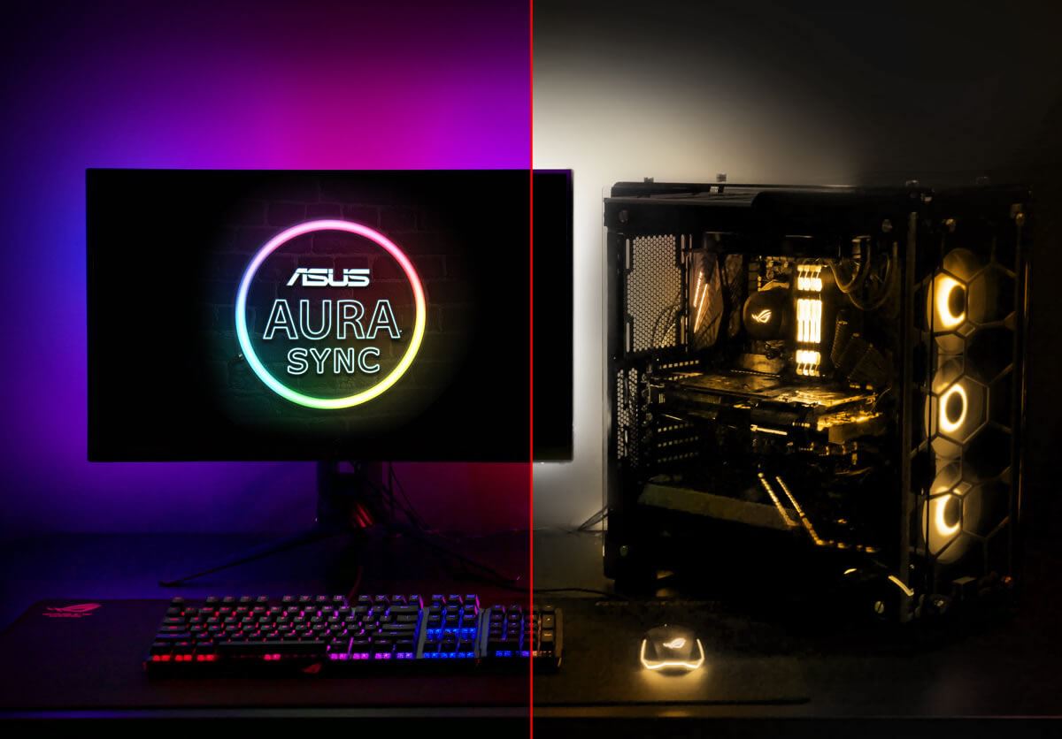 Asus aura philips on sale hue