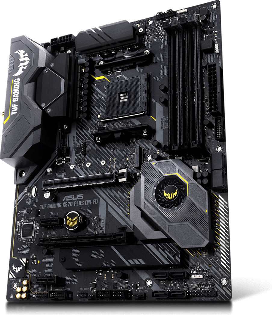 ASUS TUF GAMING X570PLUS AMD X570 Chipset Socket AM4 ATX Motherboard 90MB1180M0EAY0 Novatech