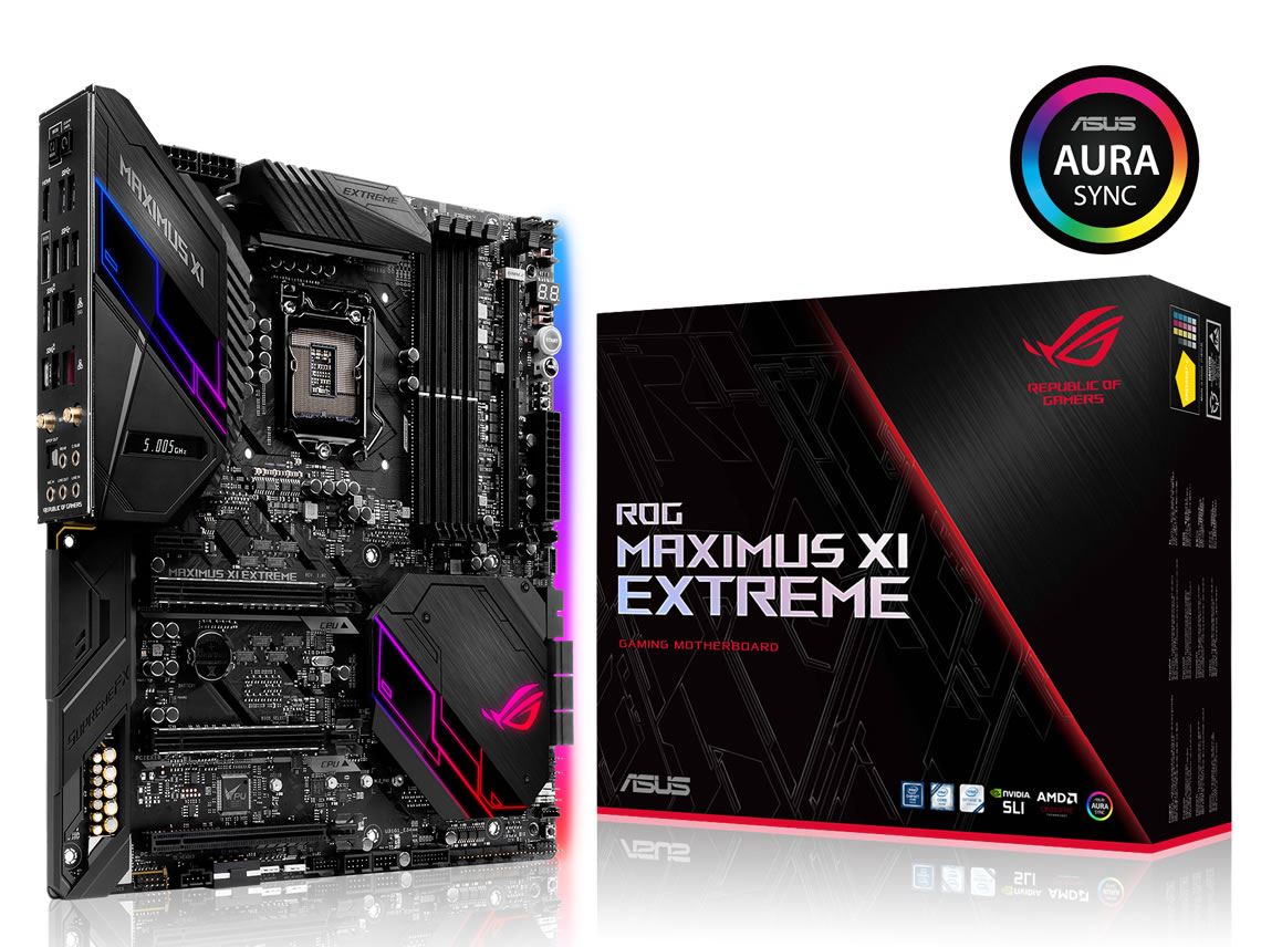 Asus Rog Maximus Xi Extreme Novatech Asus Rog Maximus Xi Extreme Overview