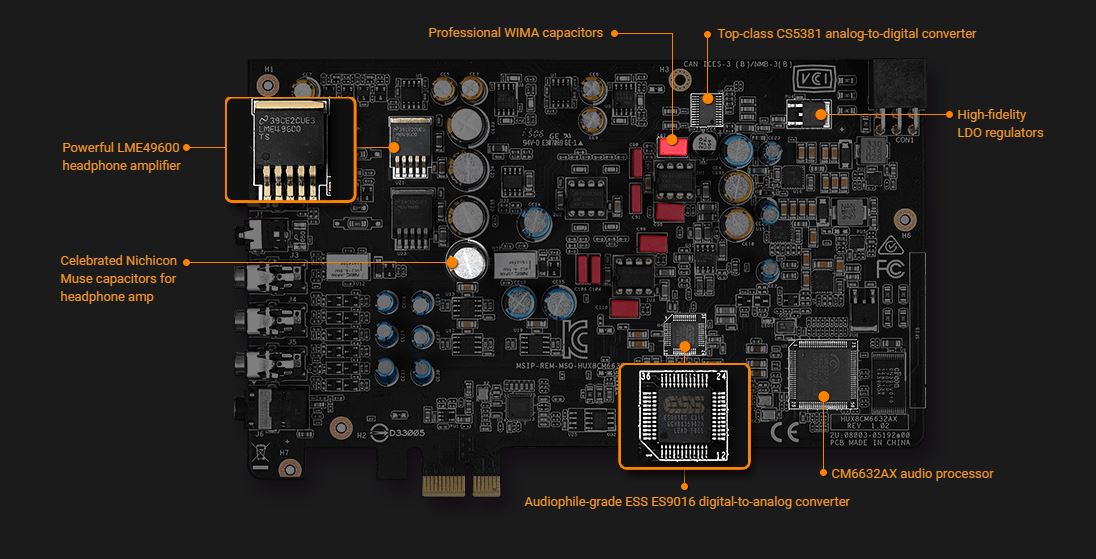 Asus Strix Raid Dlx 7 1 Pci Express Gaming Sound Card Novatech