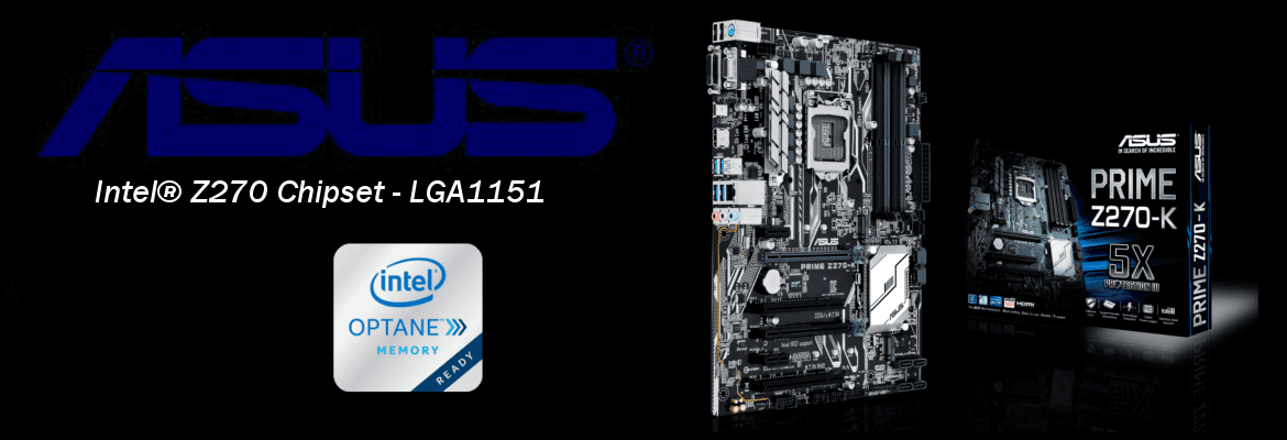 Asus Prime Z270 K Intel Z270 Socket 1151 Atx Motherboard Novatech