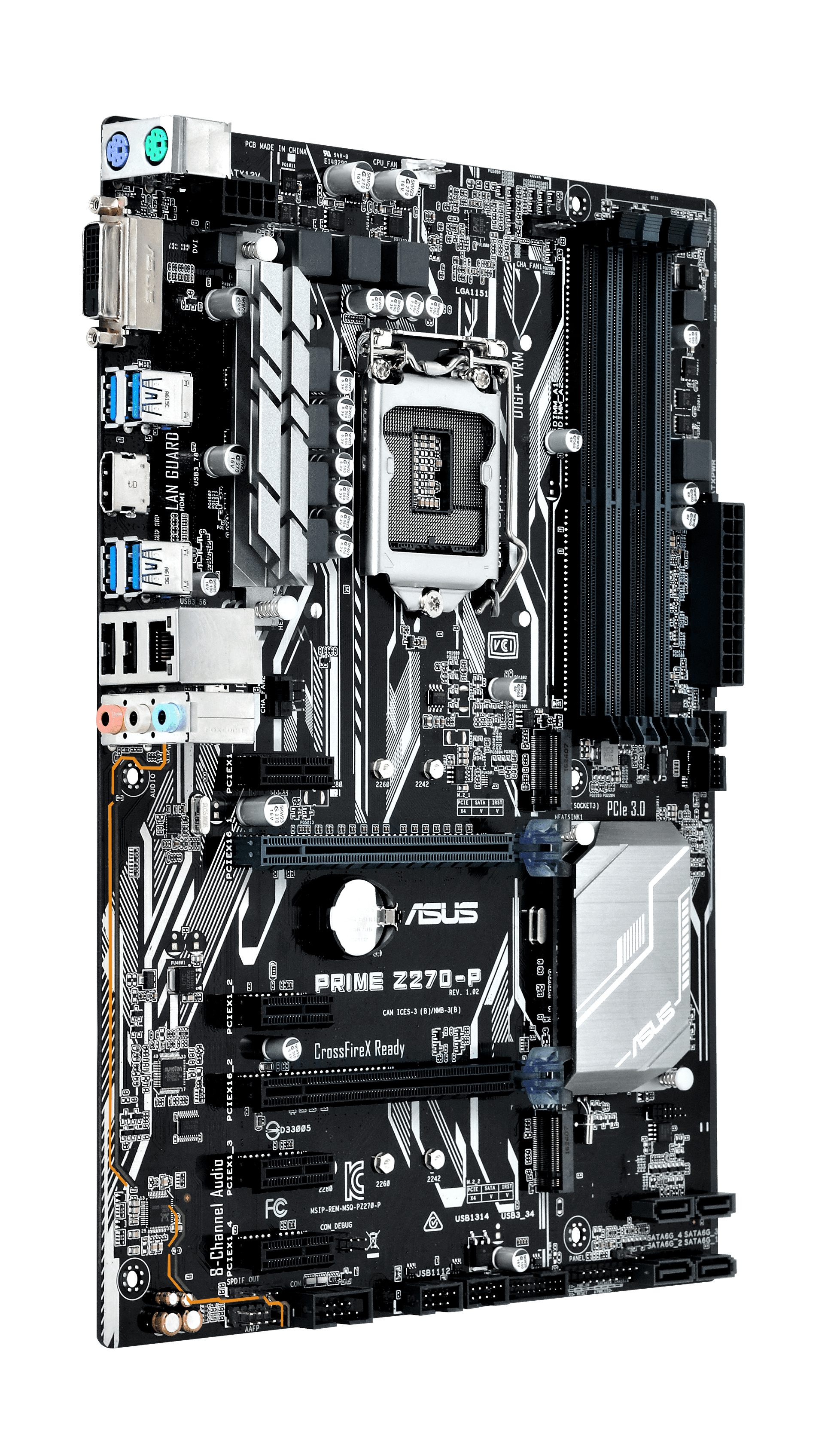 ASUS PRIME Z270P Intel Z270 Socket 1151 ATX Motherboard Novatech
