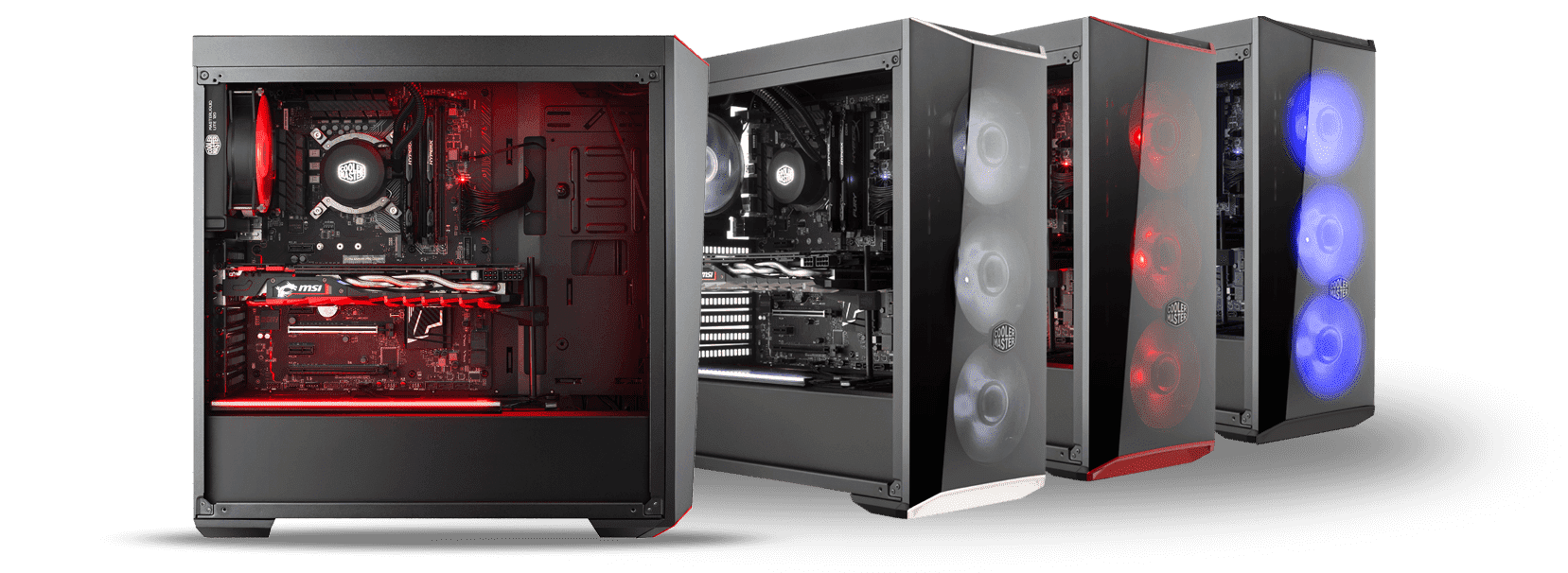 Coolermaster Masterbox Lite 5 ATX Windowed Case | Novatech