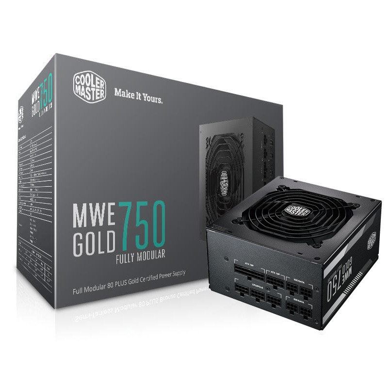 Cooler Master MWE 750W 80 Plus Gold Power Supply Novatech