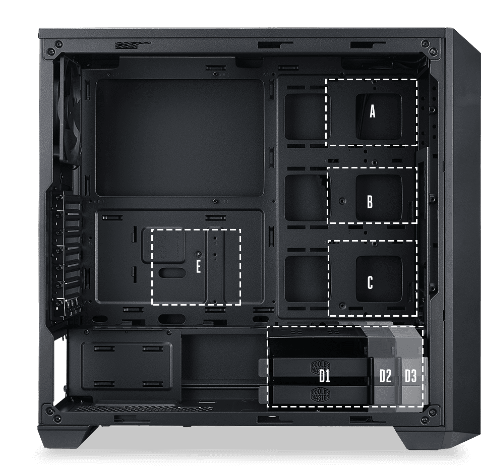 Cooler Master MasterBox 5 Black Edition ATX Mid Tower Case | Novatech