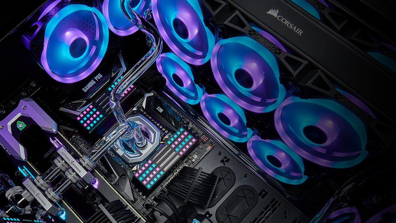 Corsair iCUE QL140 RGB 120mm PWM Dual Fan with Lighting Node CORE CO