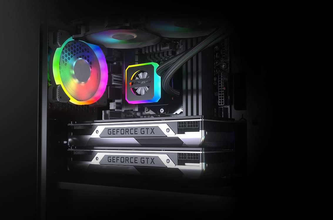 Cougar MG120-G Compact Micro-ATX Gaming Case with Glass Side Window