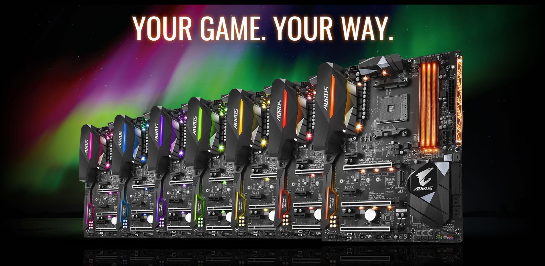 Gigabyte GAAX370GAMING K7 AM4 X370 Chipset ATX Motherboard Novatech