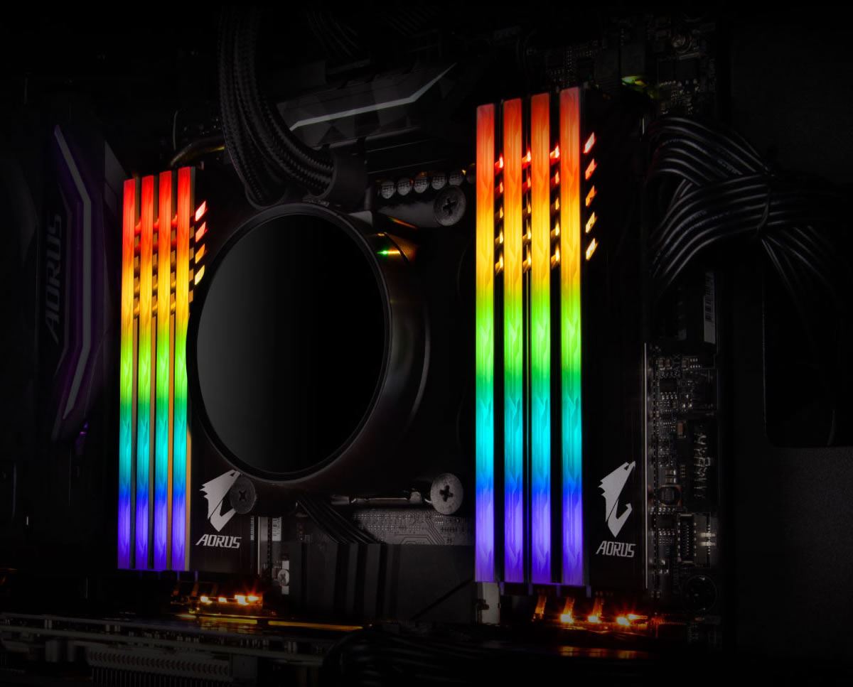 Gigabyte AORUS RGB Memory 3200MHz 16GB 2 x 8GB Kit | Novatech