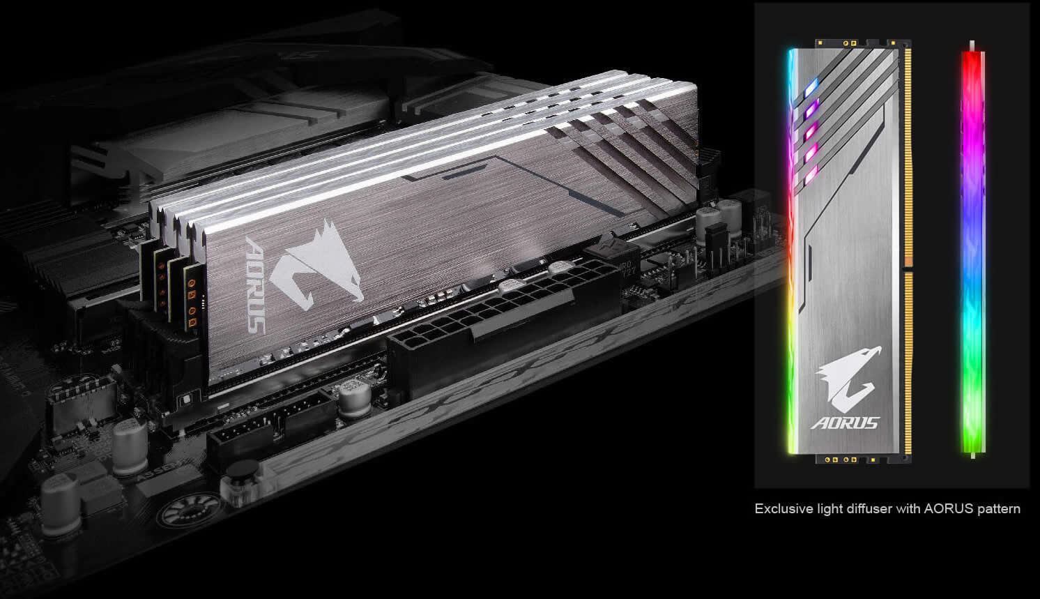 Gigabyte AORUS RGB 16GB 2 x 8GB DDR4 3600MHz Dual Channel Memory RAM
