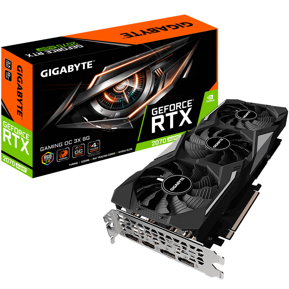 Gigabyte GeForce RTX 2070 Super Gaming OC 8GB Graphics Card Novatech