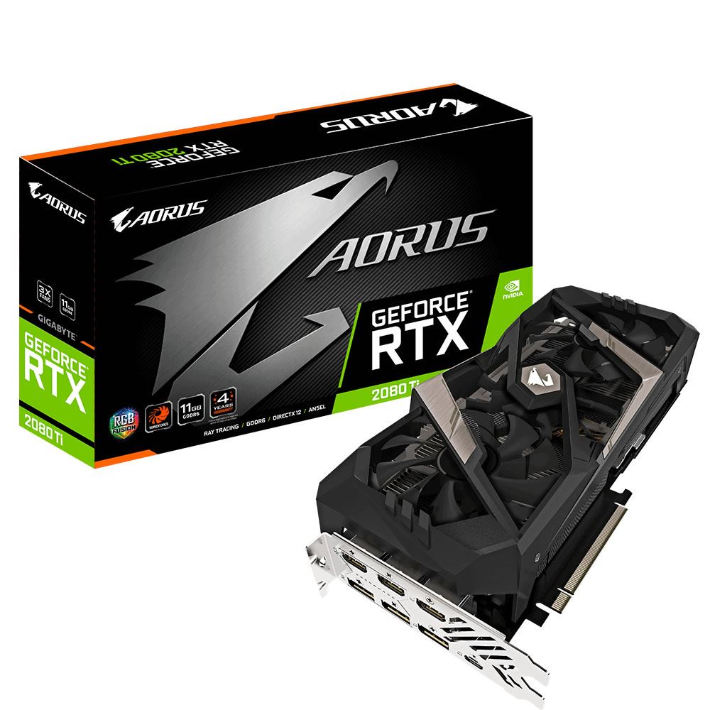 Gigabyte AORUS GeForce RTX 2080 Ti 11G Graphics Card Novatech