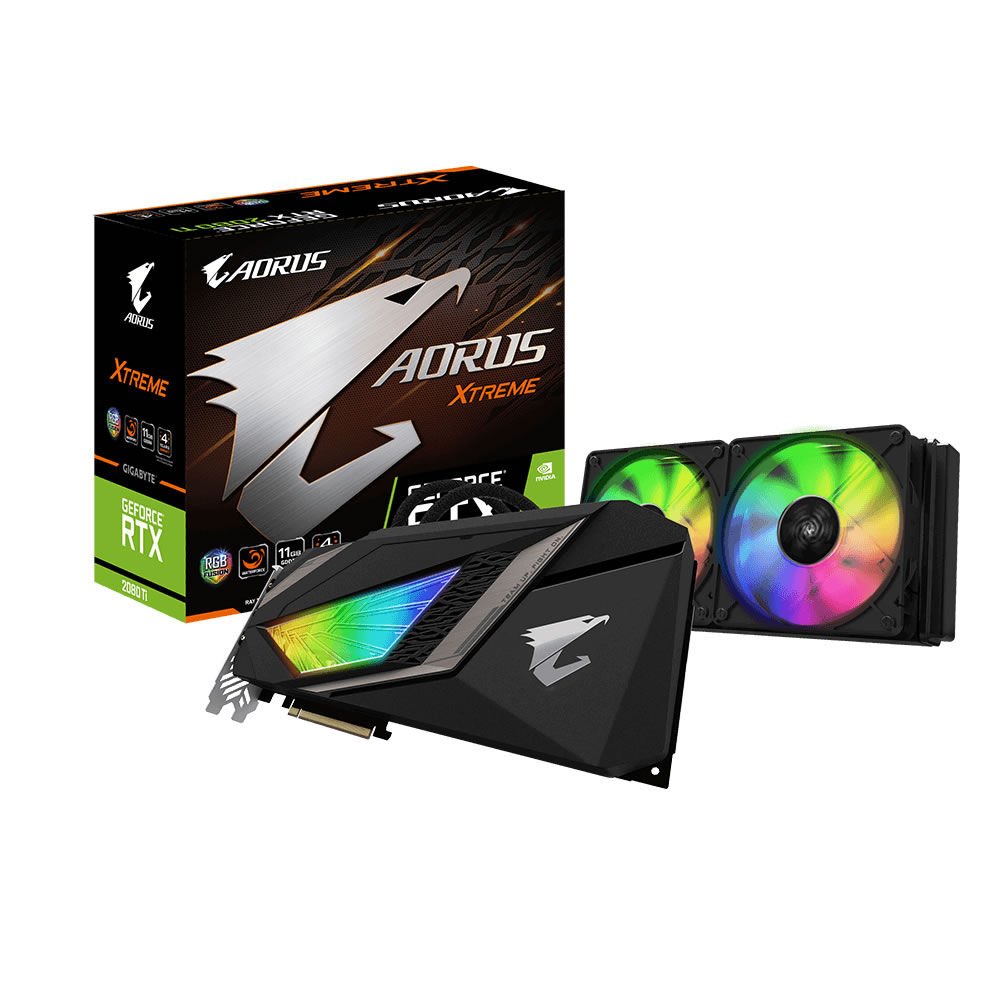 Gigabyte Aorus Geforce Rtx 2080 Ti Xtreme Waterforce 11g Graphics