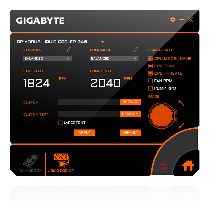 aorus 240mm cooler aorus 240mm cooler