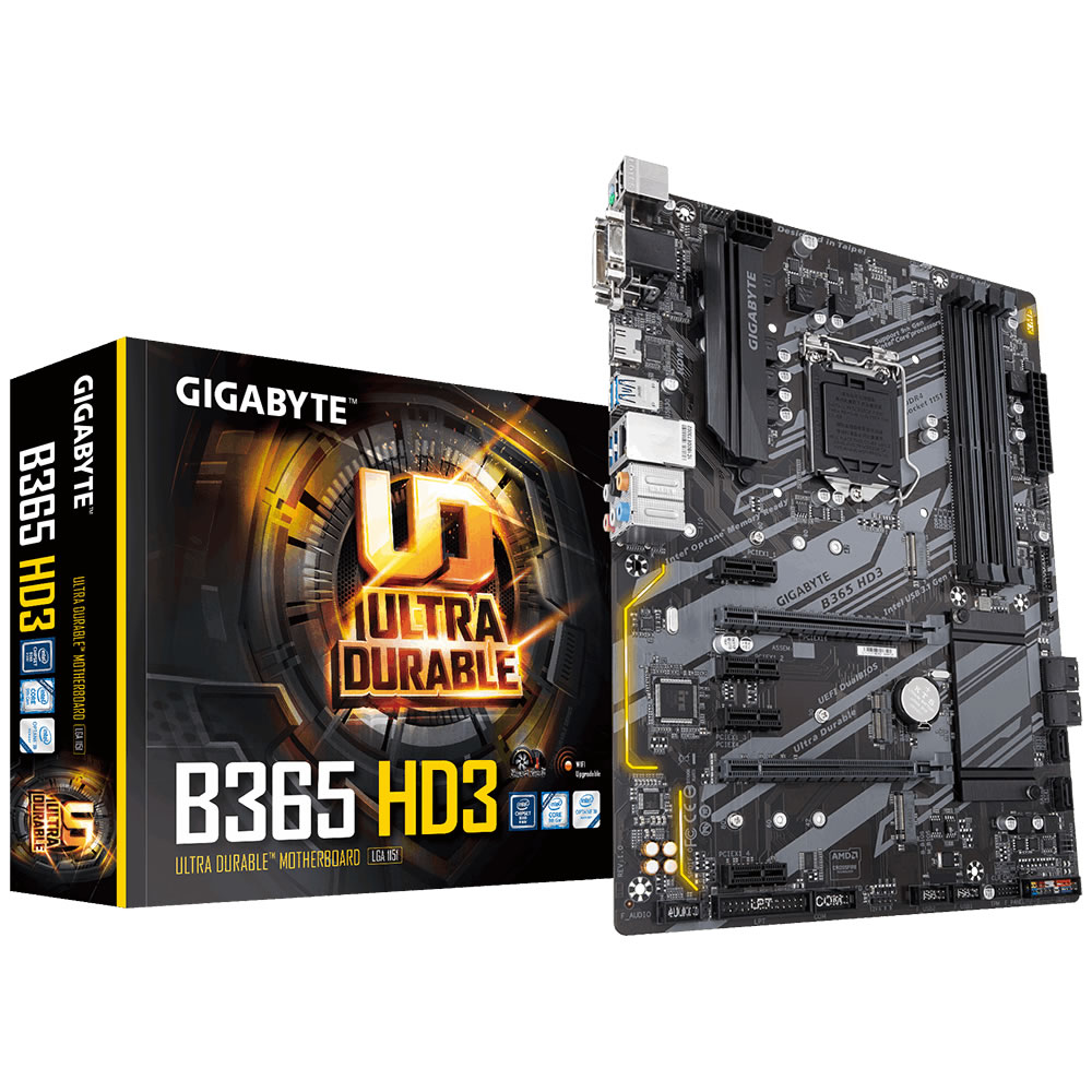 Gigabyte B365 HD3 B365 LGA1151 ATX Motherboard Novatech