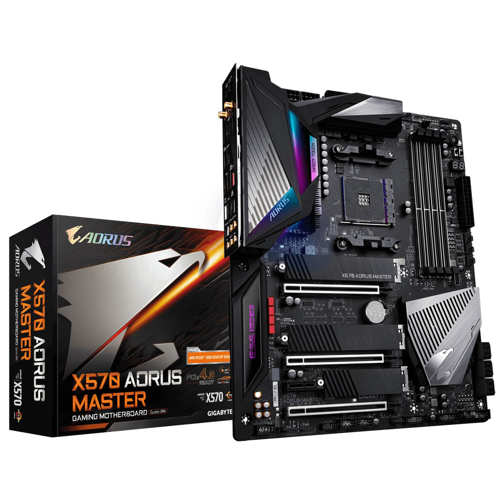 Gigabyte X570 Aorus Master Amd X570 Chipset Socket Am4 Atx Motherboard Novatech