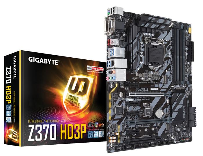 Gigabyte Z370 HD3P Socket LGA 1151-V2 ATX Motherboard | Novatech