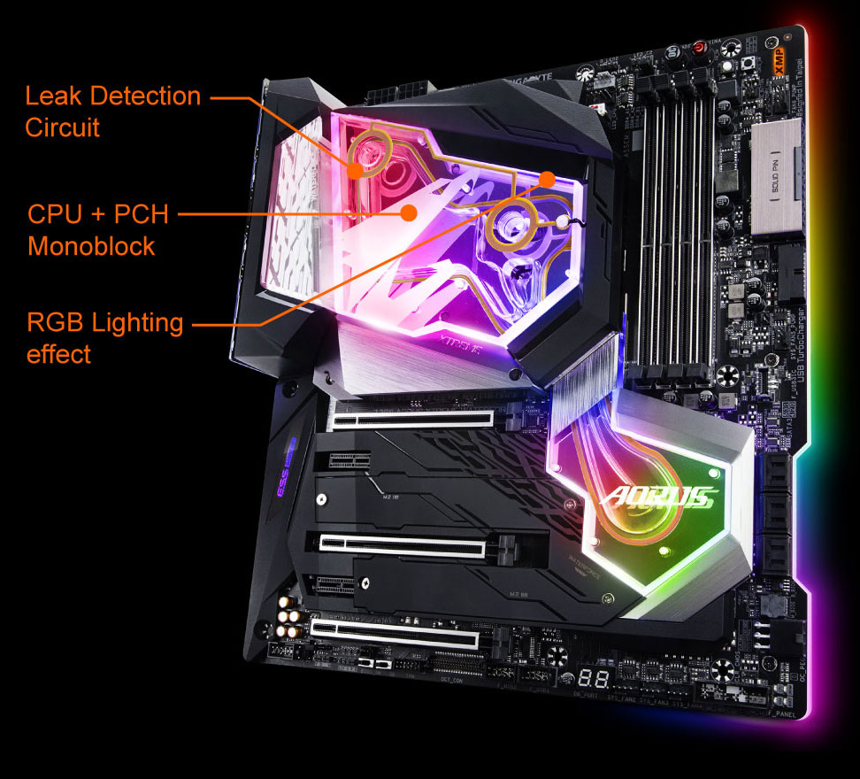 Gigabyte Z390 Aorus Extreme Waterforce LGA 1151 Z390 Chipset EATX