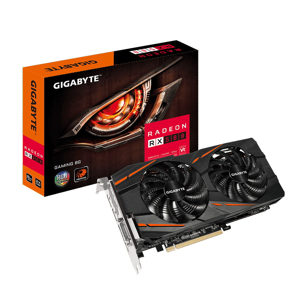 Gigabyte Radeon™ RX 580 Gaming 8G Graphics Card | Novatech