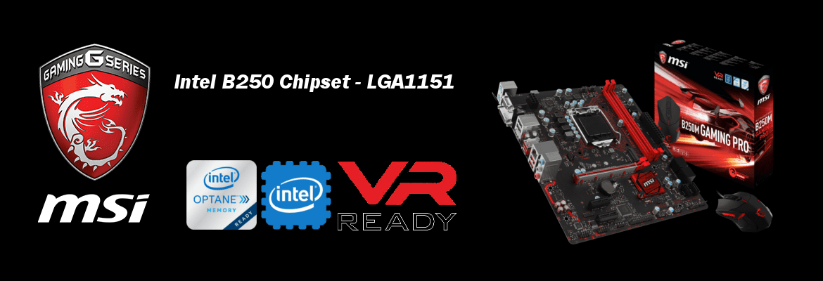Msi B250m Gaming Pro Intel B250 Socket 1151 Motherboard Novatech