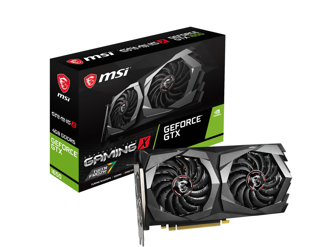 Msi Geforce Gtx 1650 Gaming X 4g 4gb Gpu Graphics Card Novatech