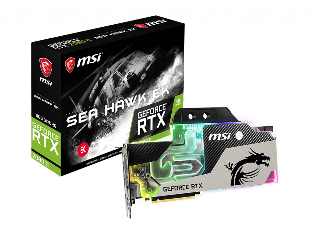 MSI GeForce RTX 2080 Ti SEA HAWK EK X 11GB Graphics Card