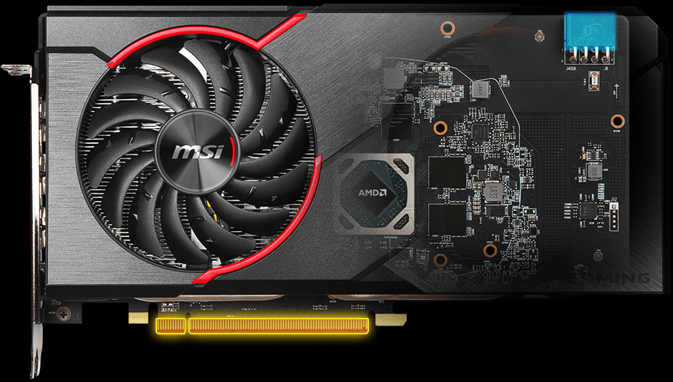 Msi Radeon Rx 5500 Xt Gaming X 8g Graphics Card Novatech