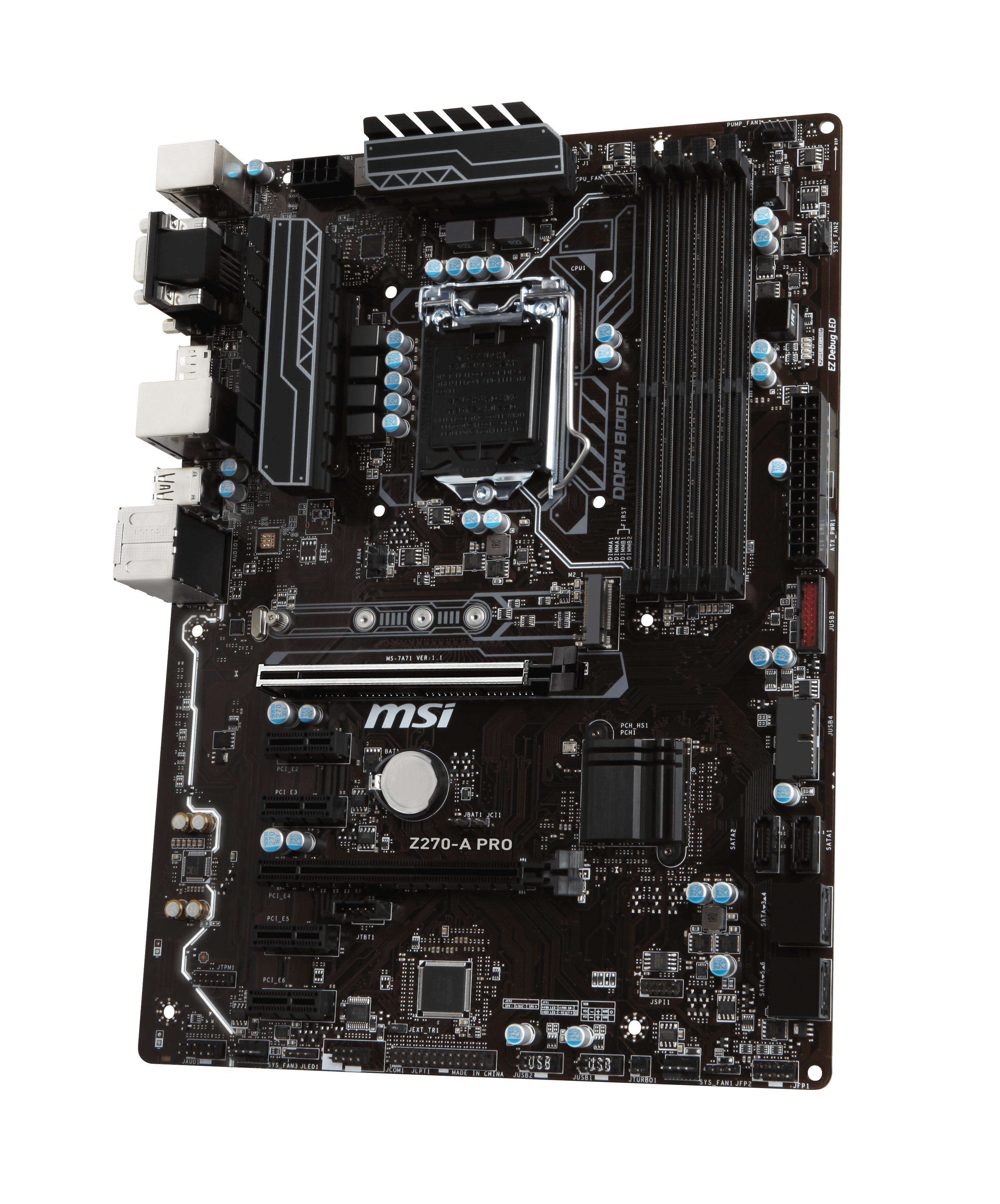MSI Z270 A PRO Intel Z270 Socket 1151 Motherboard Novatech