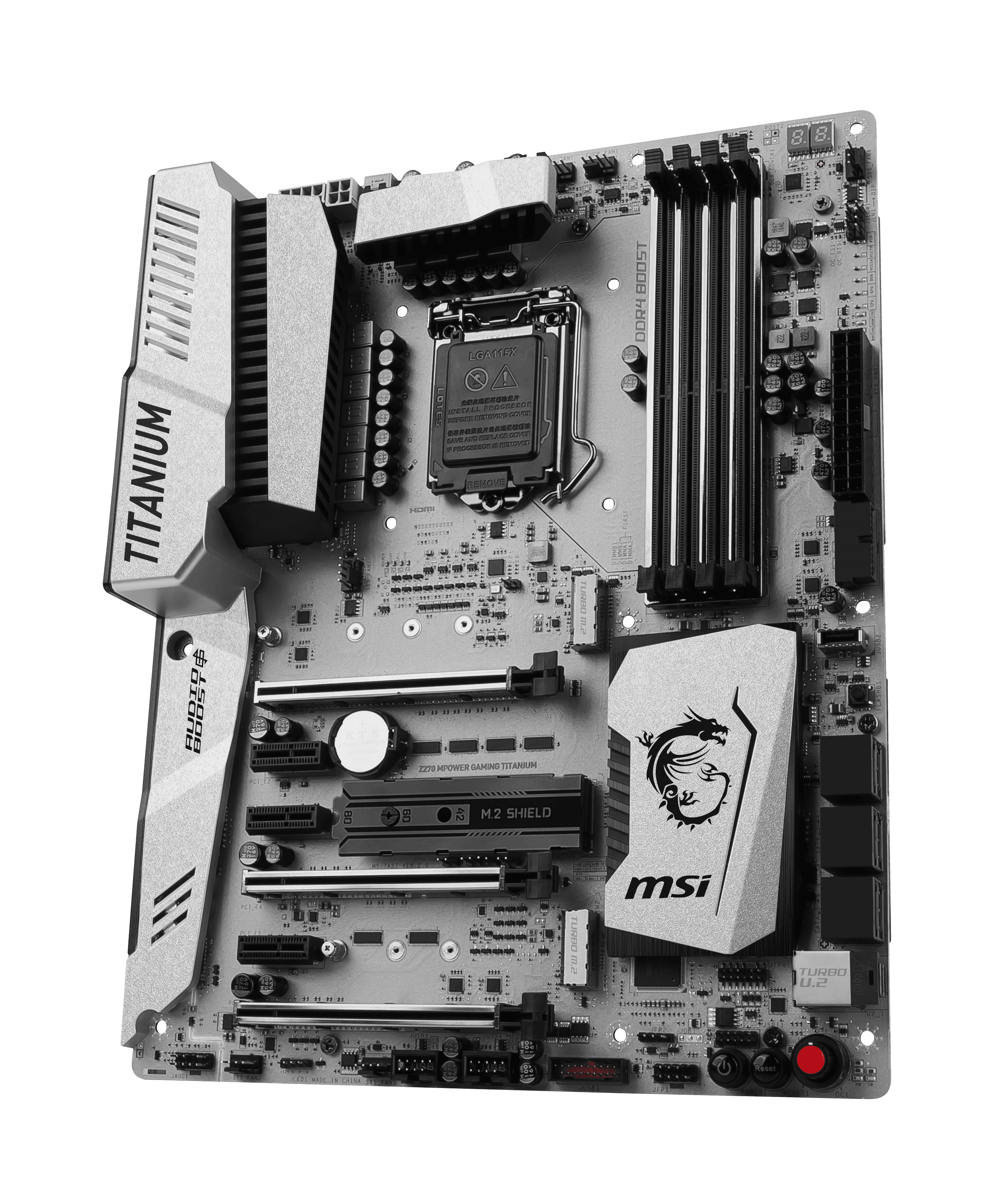 MSI Z270 MPOWER GAMING TITANIUM Intel Z270 Socket 1151 ...