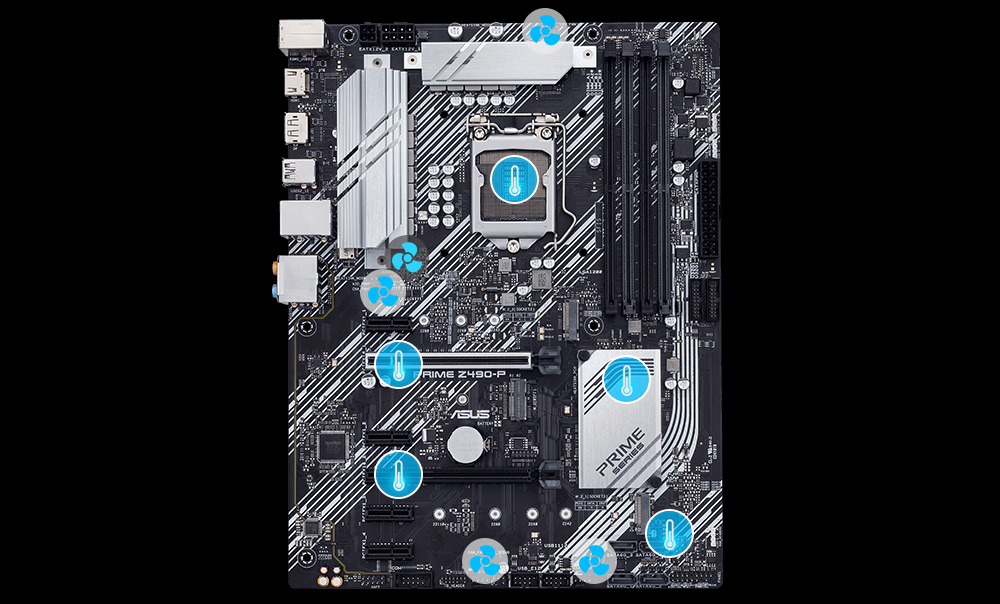 ASUS PRIME Z490P LGA 1200 Z490 Chipset ATX Motherboard Novatech