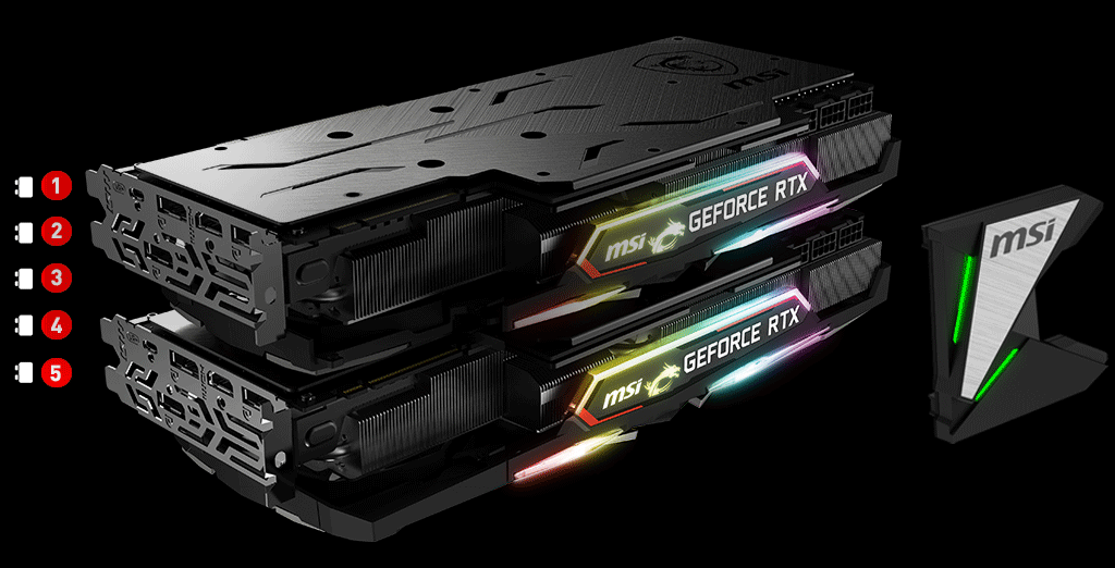 MSI NVLink GPU Bridge 3slot Novatech