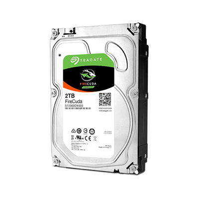 Disque Dur Hybride Seagate FireCuda 2 To – SSHD 3.5" SATA – 7200 Tr/min, 8 Go Cache – Pour PC Gaming, Console – Garantie 5 Ans
