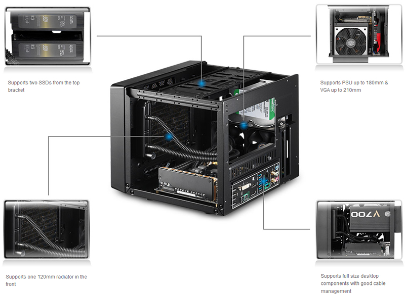 Cooler Master Elite 110 Mini ITX Case Novatech
